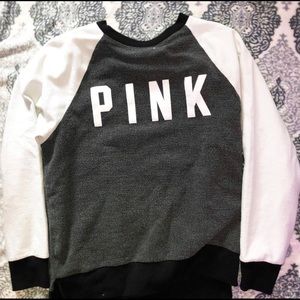 pink crewneck